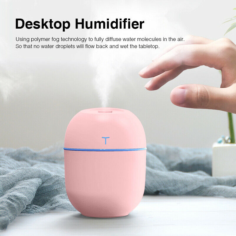 Mini Portable 70ml Ultrasonic Car Aroma Essential Oil Mist Air Humidifier